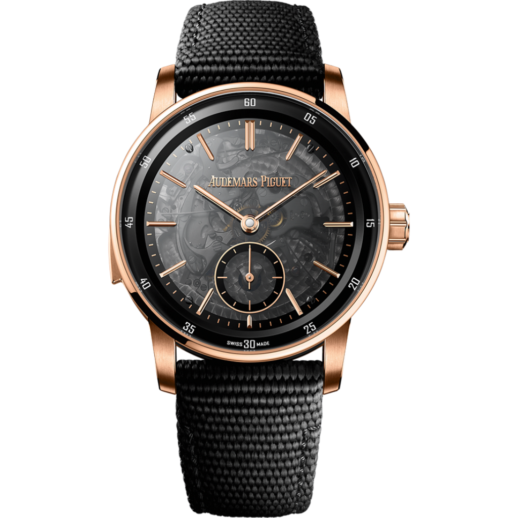 Audemars Piguet Code 11.59 by Audemars Piguet Minute Repeater Supersonnerie 41 mm Black Dial Ceramic Rubber-Coated Strap 26395NR.OO.D002KB.01 - WATCHXNYC