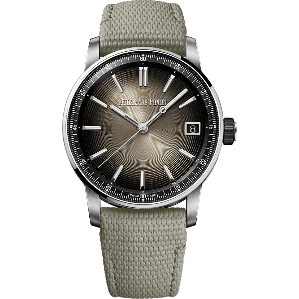 Audemars Piguet Code 11.59 by Audemars Piguet Selfwinding 41 mm Grey Dial Black Ceramic Rubber-Coated Strap  15210QT.OO.A064KB.01 - WATCHXNYC