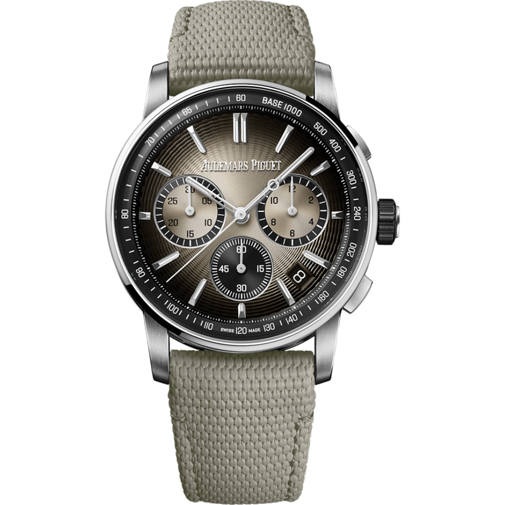 Audemars Piguet Code 11.59 by Audemars Piguet Selfwinding Chronograph 41 mm Beige  Dial Black Ceramic Rubber-Coated Strap 26393QT.OO.A064KB.01 - WATCHXNYC