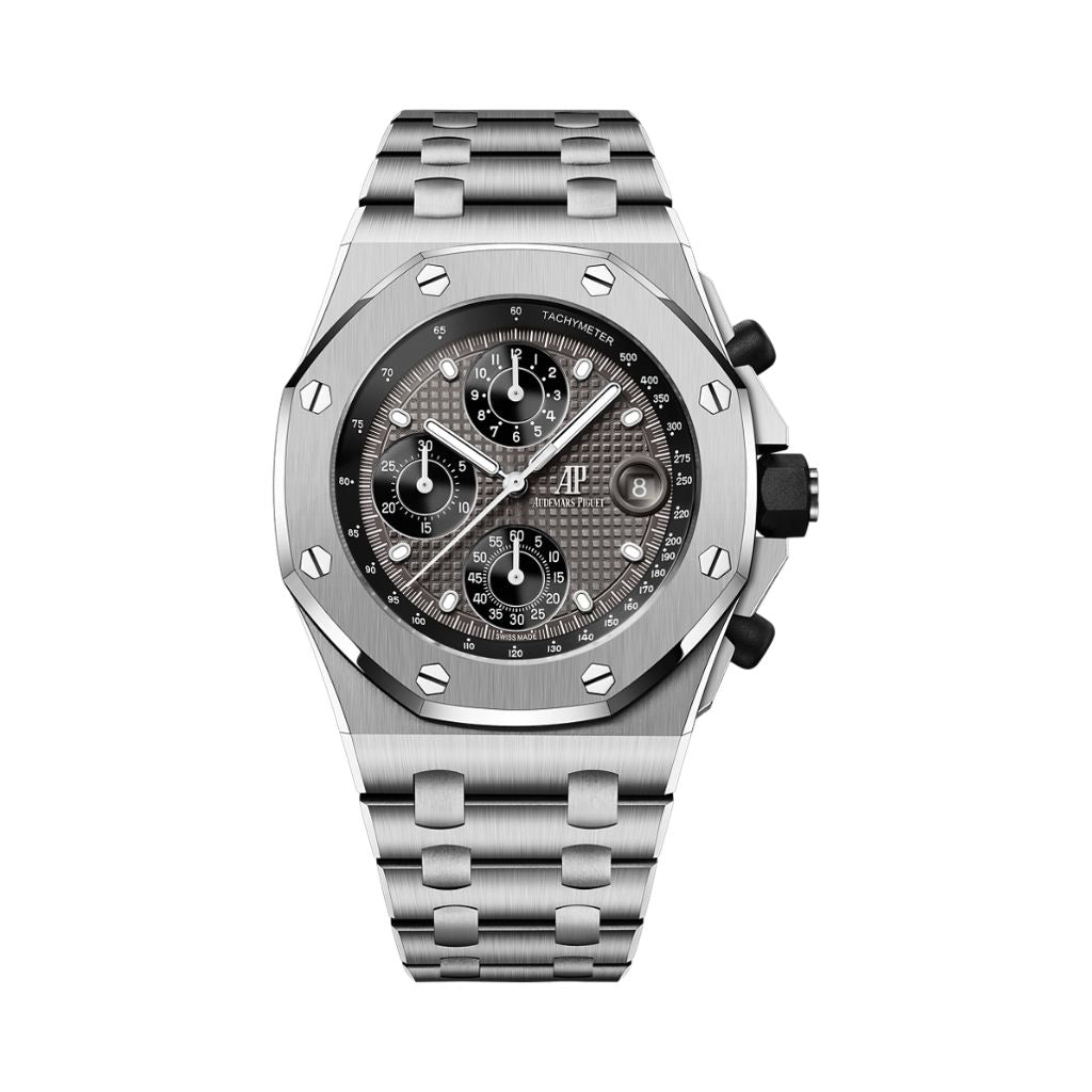 Audemars Piguet Royal Oak Offshore Selfwinding Chronograph 42 mm Grey Dial Titanium Bracelet 26238TI.OO.2000TI.01 - WATCHXNYC