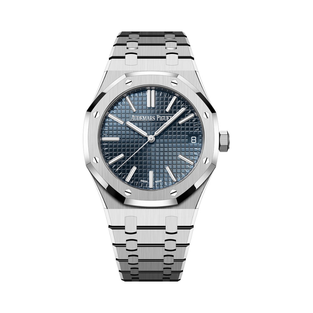 Audemars Piguet Royal Oak Selfwinding 41 mm Blue  Dial Stainless Steel Bracelet 15510ST.OO.1320ST.06 - WATCHXNYC