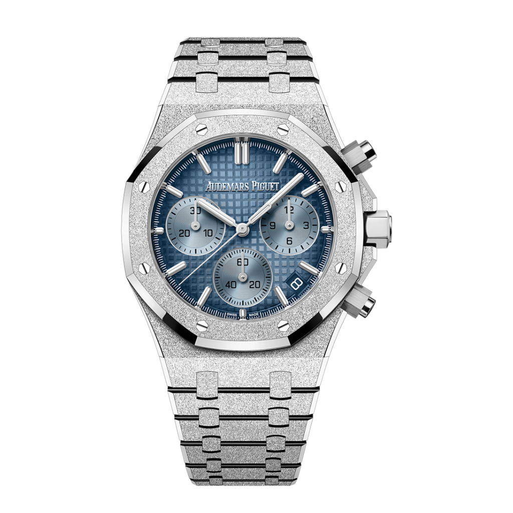 Audemars Piguet Royal Oak Selfwinding Chronograph 41 mm Blue  Dial 18-Carat White Gold Bracelet 26240BC.GG.1324BC.02 - WATCHXNYC