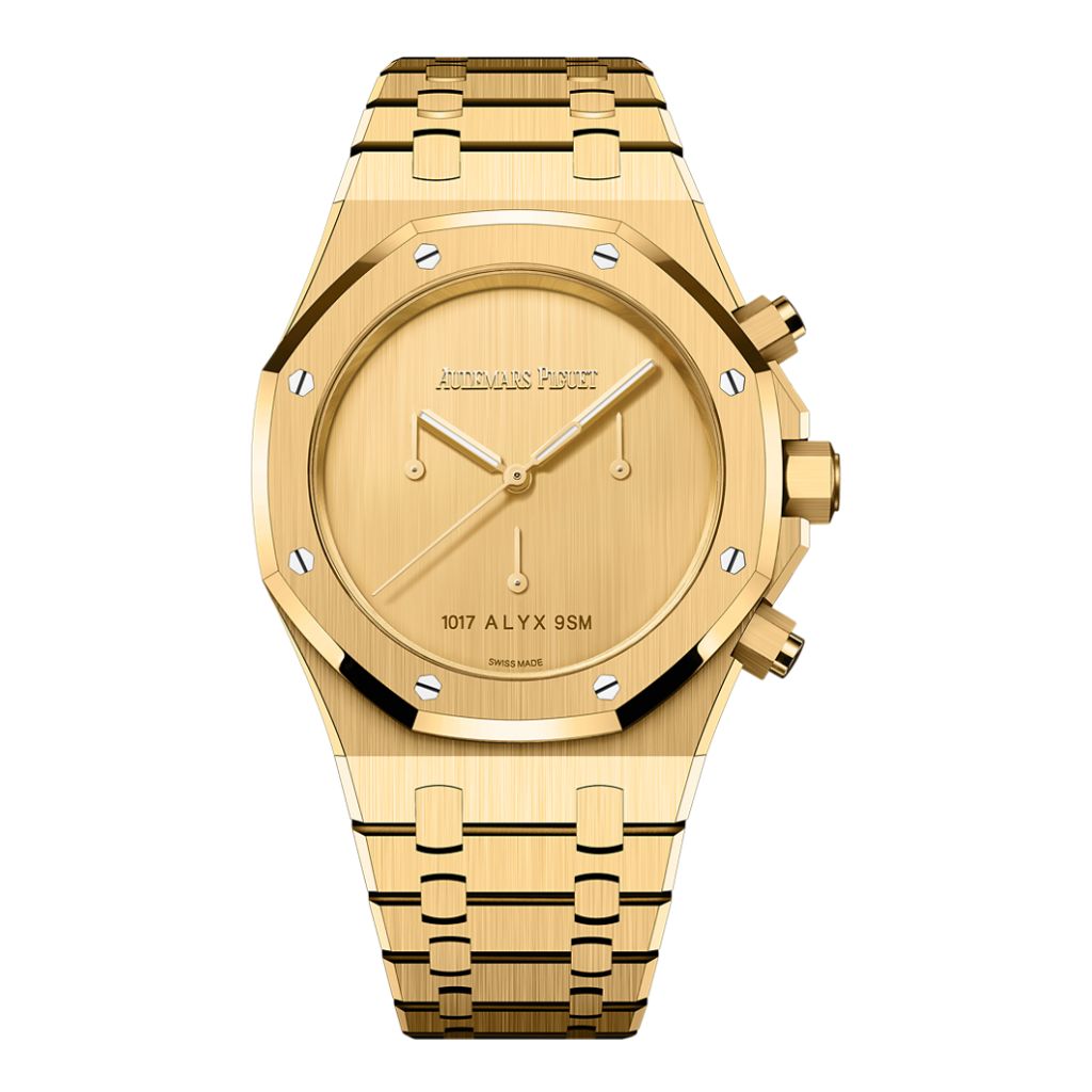 Audemars Piguet Royal Oak Selfwinding Chronograph 41 mm Yellow  Dial 18-Carat Yellow Gold Bracelet 26240BA.OO.1320BA.01 - WATCHXNYC