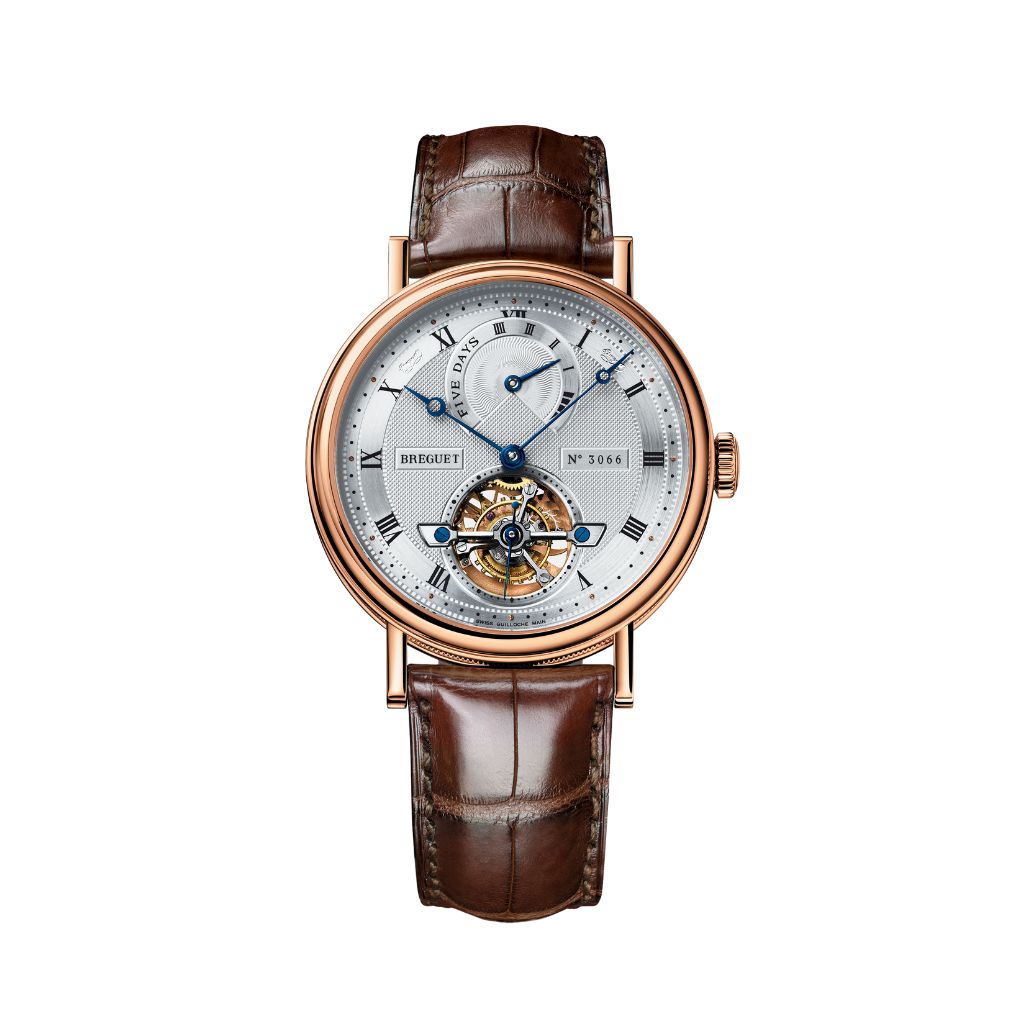 Breguet Classique 39 mm Silver Dial 18k Rose Gold Brown Leather Strap 5317BR/12/9V6 - WATCHXNYC