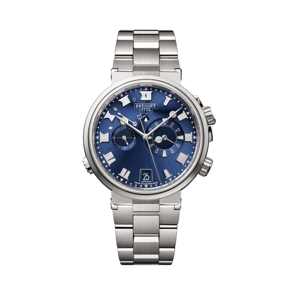 Breguet Marine 40 mm Blue Dial Titanium Bracelet 5547TI/Y1/TZ0 - WATCHXNYC