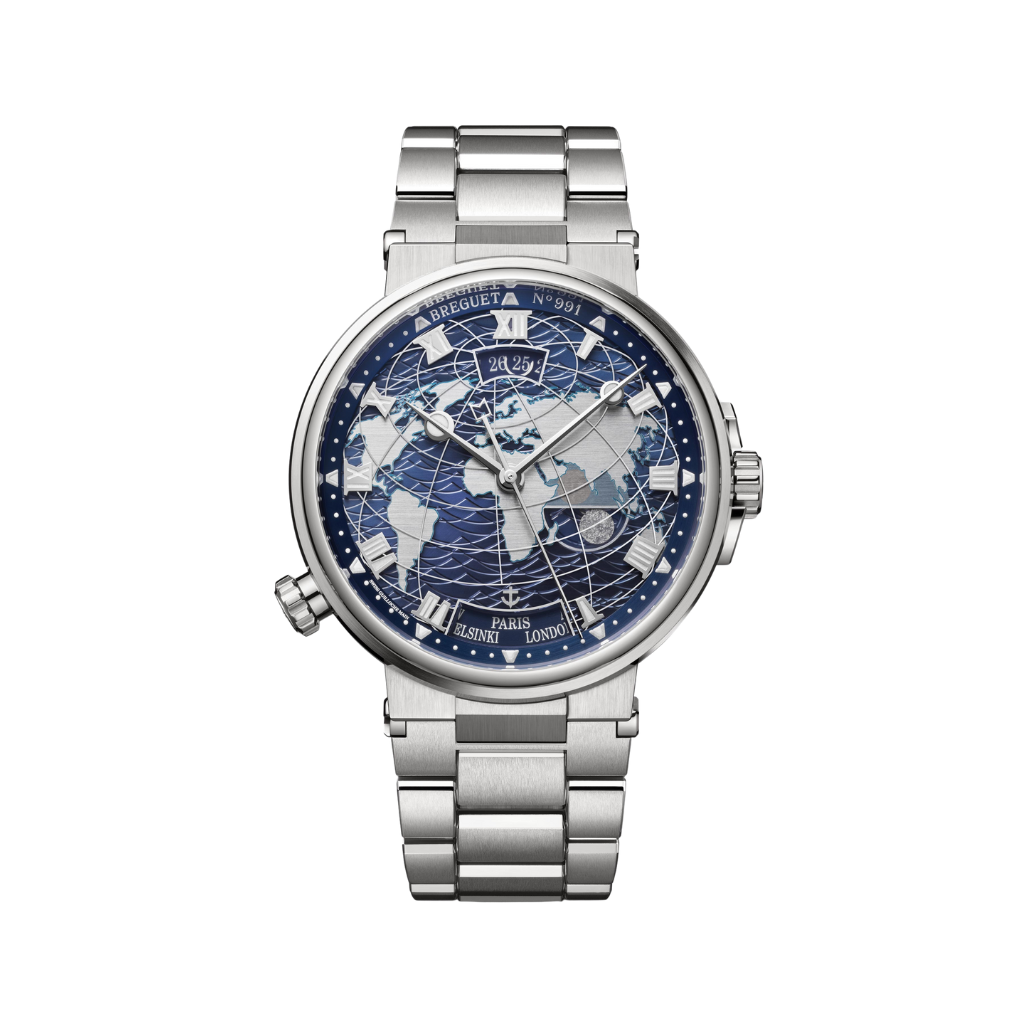 Breguet Marine 43.9mm Blue Dial White Gold Bracelet 5557BB/YS/BW0 - WATCHXNYC