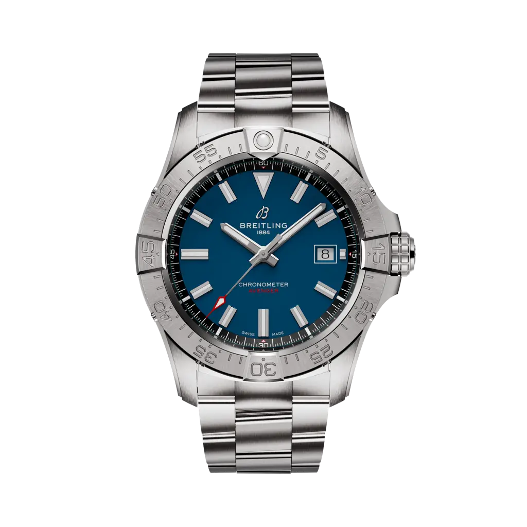 Breitling Avenger Automatic 42 mm Blue Dial Stainless Steel Bracelet A17328101C1A1 - WATCHXNYC