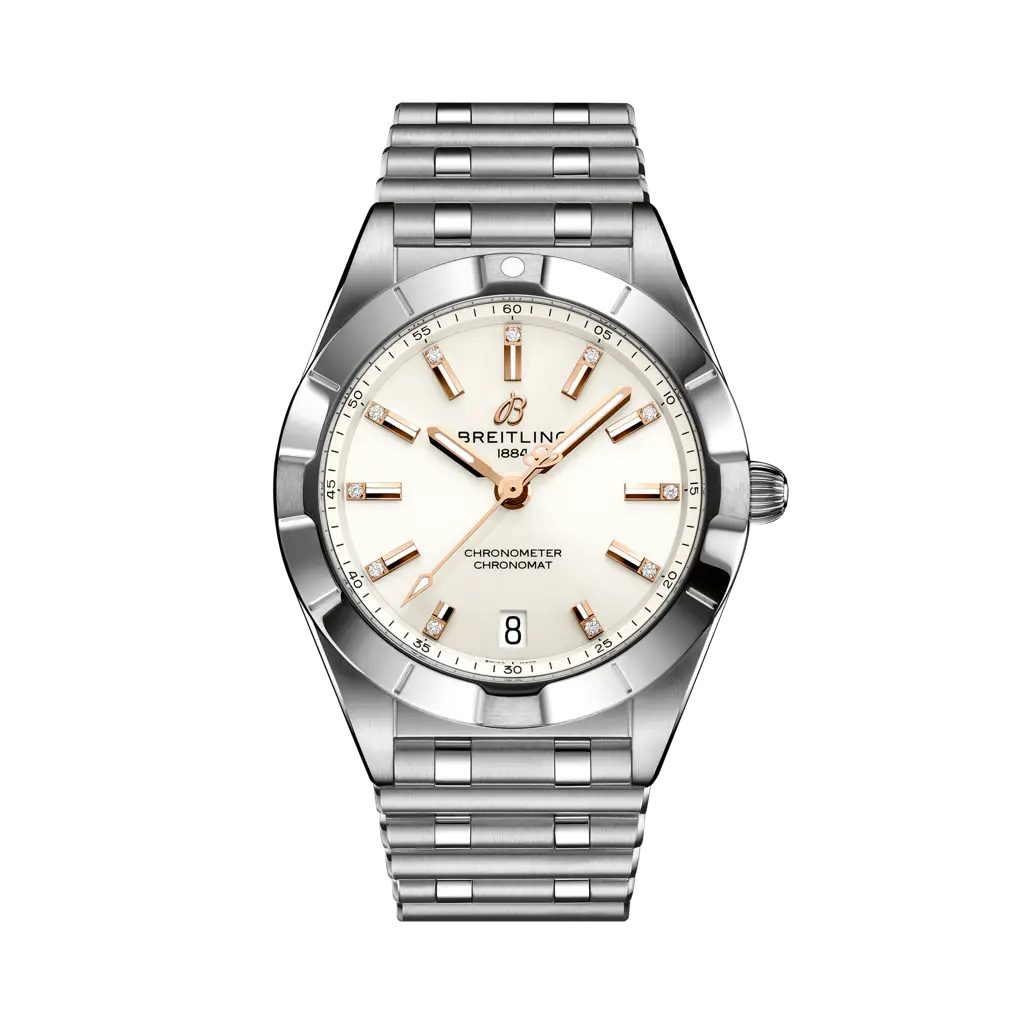 Breitling Chronomat 32 mm Beige Dial Stainless Steel Bracelet A77310101A3A1 - WATCHXNYC