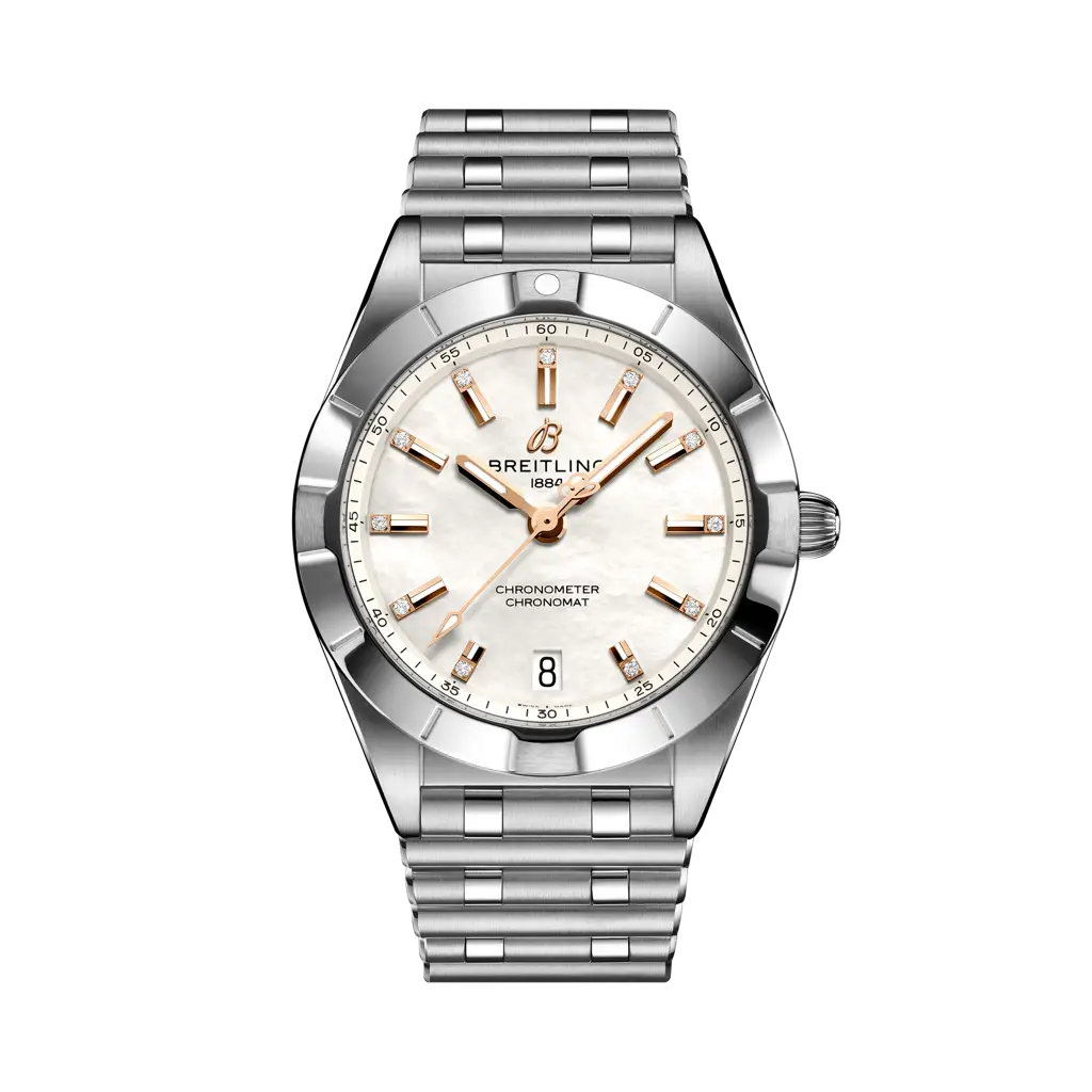 Breitling Chronomat 32mm White Dial Stainless Steel Bracelet A77310101A4A1 - WATCHXNYC