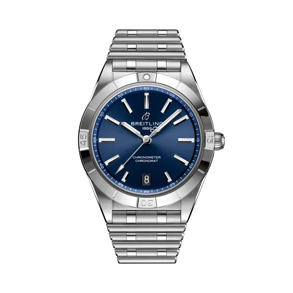 Breitling Chronomat Automatic 36 mm Blue Dial Stainless Steel Bracelet A10380101C1A1 - WATCHXNYC