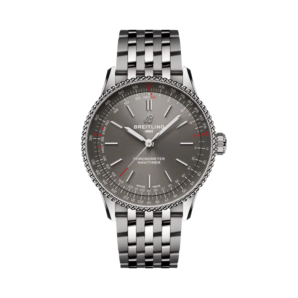 Breitling Navitimer Automatic 36 mm Black Dial Stainless Steel Bracelet A17327381B1A1 - WATCHXNYC