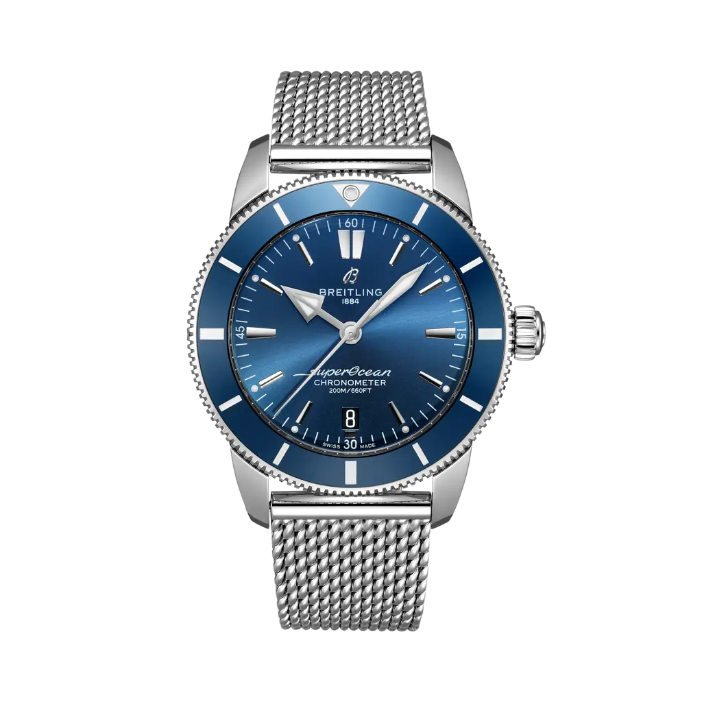 Breitling Superocean Heritage B20 Automatic 44 mm Blue Dial Stainless Steel Bracelet AB2030161C1A1 - WATCHXNYC