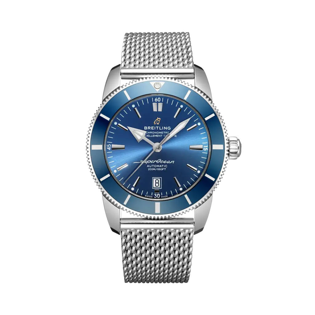Breitling Superocean Heritage B20 Automatic 46 mm Blue Dial Stainless Steel Bracelet AB2020161C1A1 - WATCHXNYC