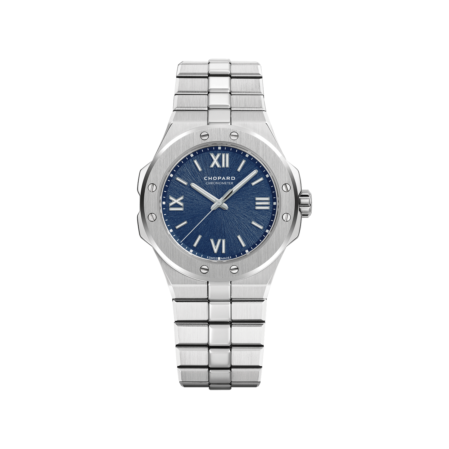 Chopard Alpine Eagle 36 mm Blue Dial Stainless Steel Bracelet 298601-3001 - WATCHXNYC