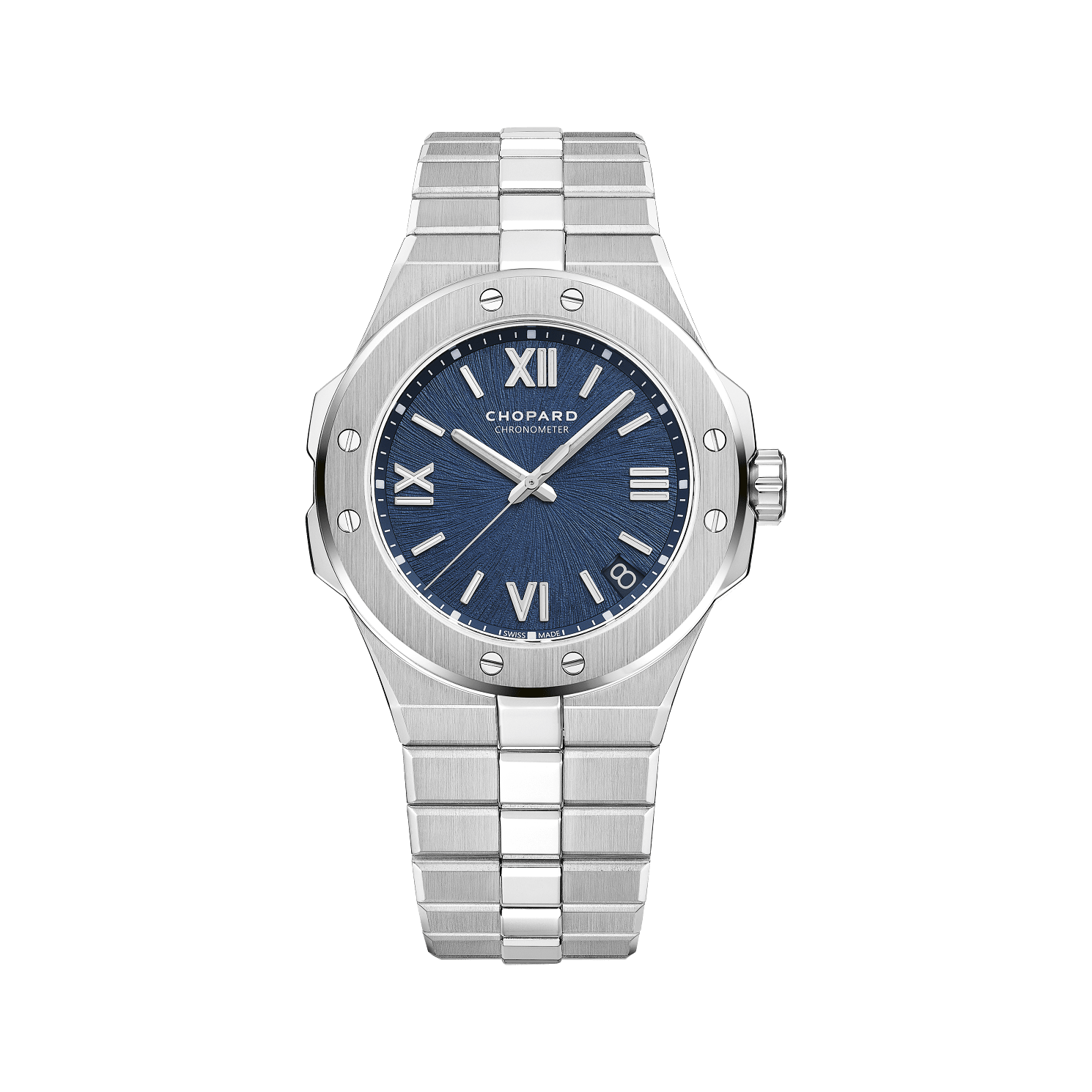 Chopard Alpine Eagle 41 mm Blue Dial Stainless Steel Bracelet 298600-3001 - WATCHXNYC