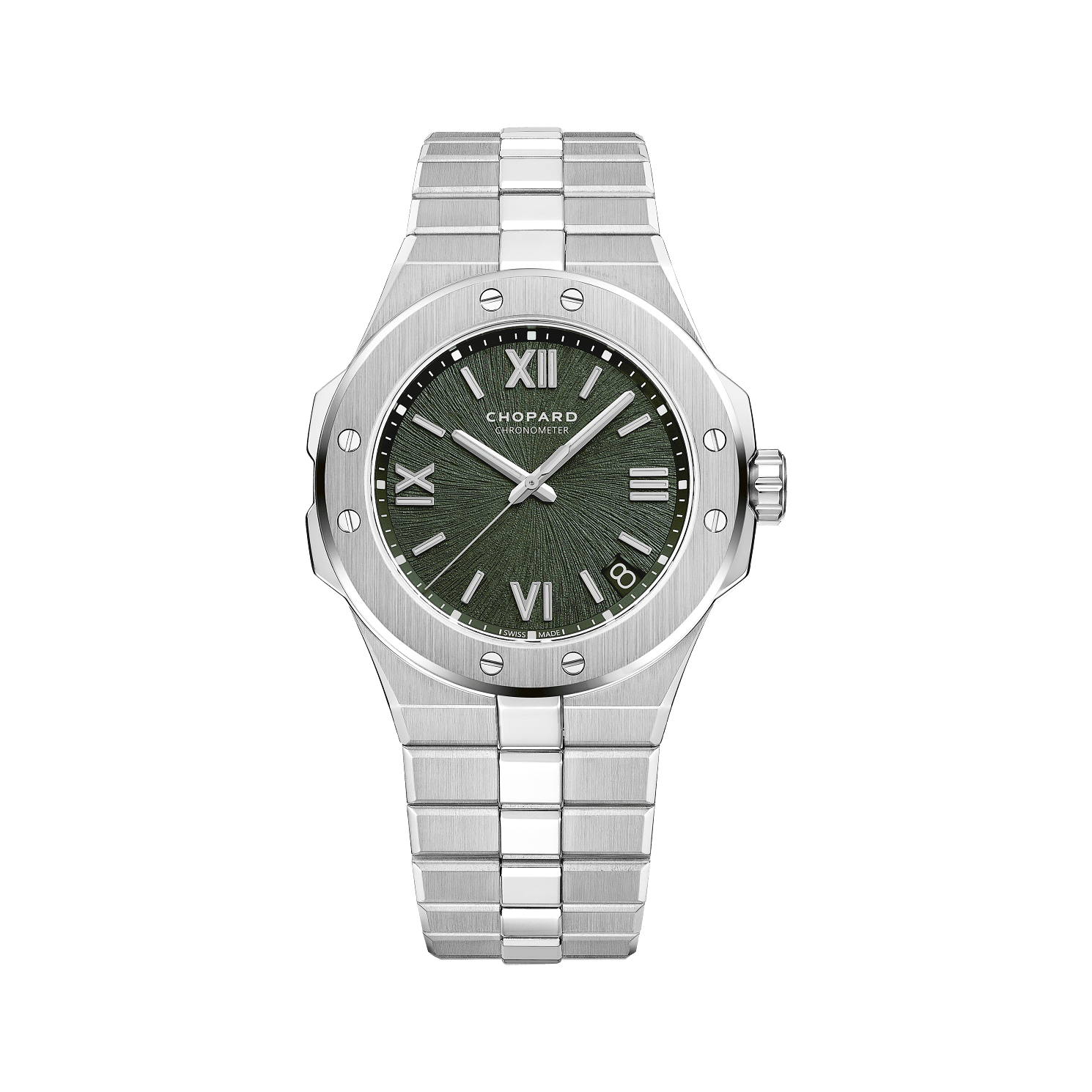 Chopard Alpine Eagle 41 mm Green Dial Stainless Steel Bracelet 298600-3014 - WATCHXNYC