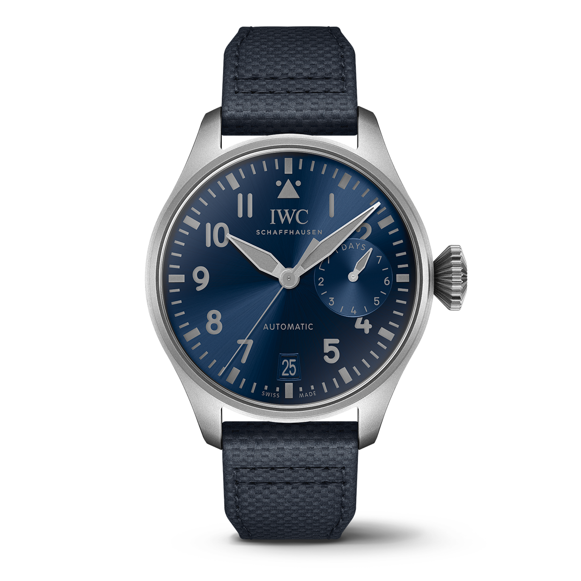 IWC Schaffhausen Big Pilot’s Watch IWC Racing Works 46.2  mm Blue  Dial Titanium  Blue   Strap IW501019 - WATCHXNYC