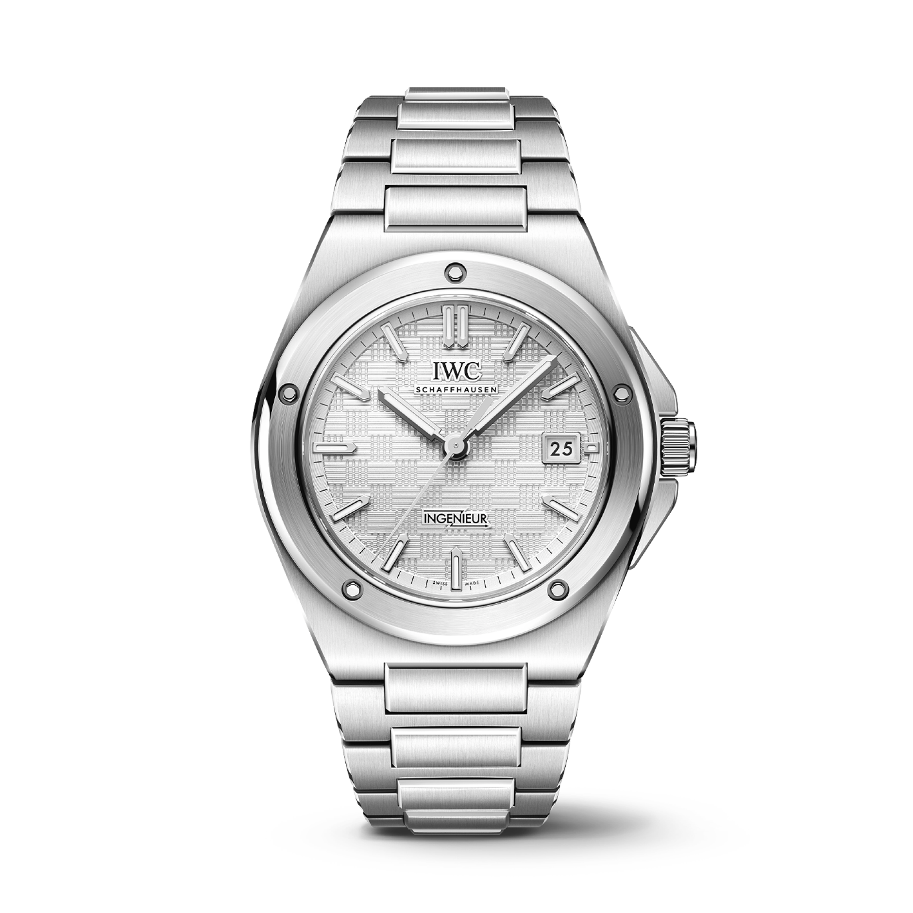 IWC Schaffhausen Ingenieur Automatic 40 mm Silver Dial Stainless Steel Stainless Steel Bracelet IW328902 - WATCHXNYC