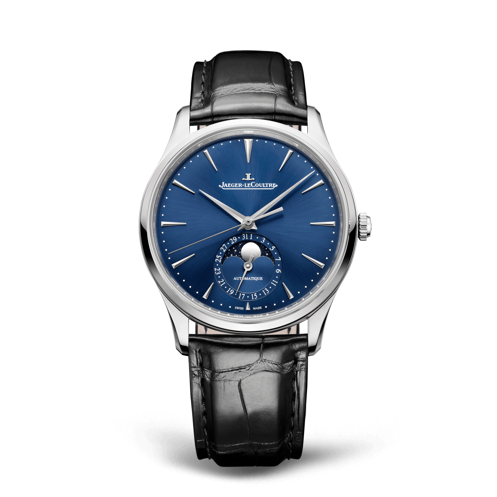 Jaeger-LeCoultre Master Ultra Thin Moon 39 mm Blue Dial Stainless