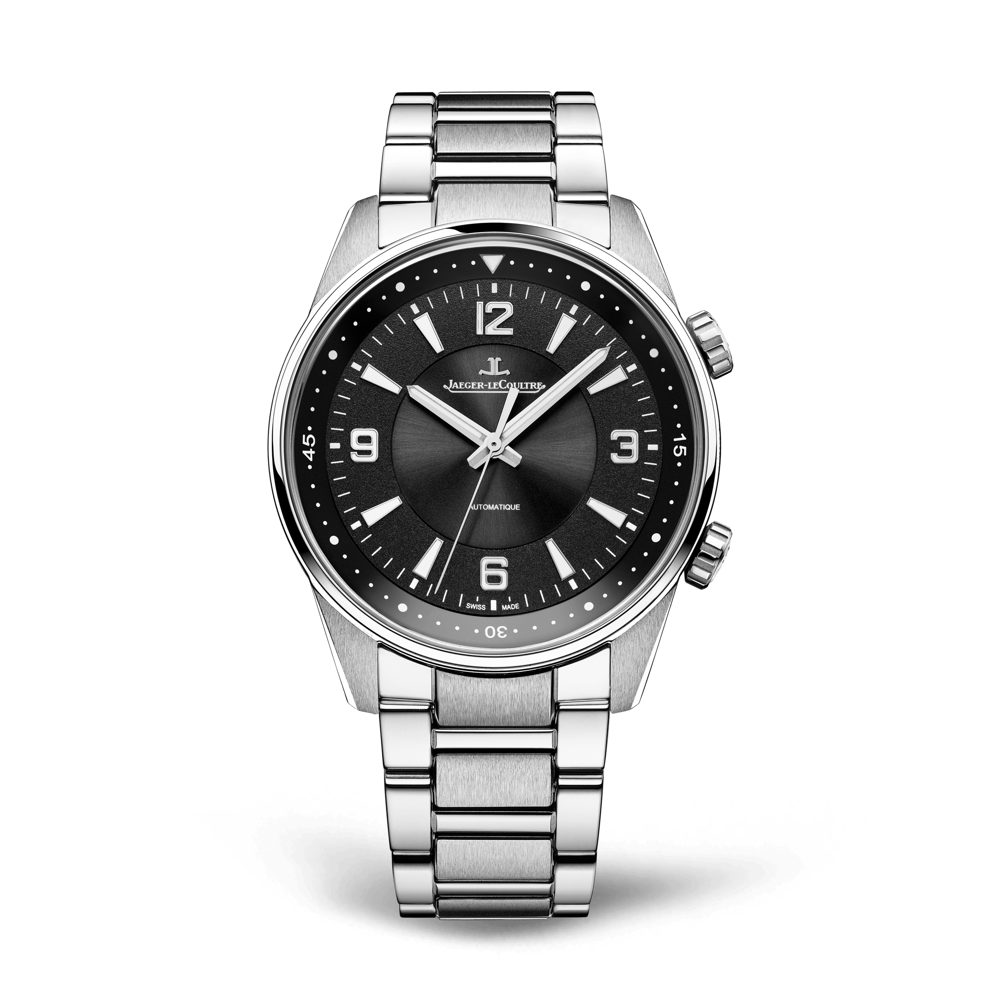 Jaeger-LeCoultre Polaris Automatic 41 mm Black Dial Stainless Steel Bracelet Q9008170 - WATCHXNYC