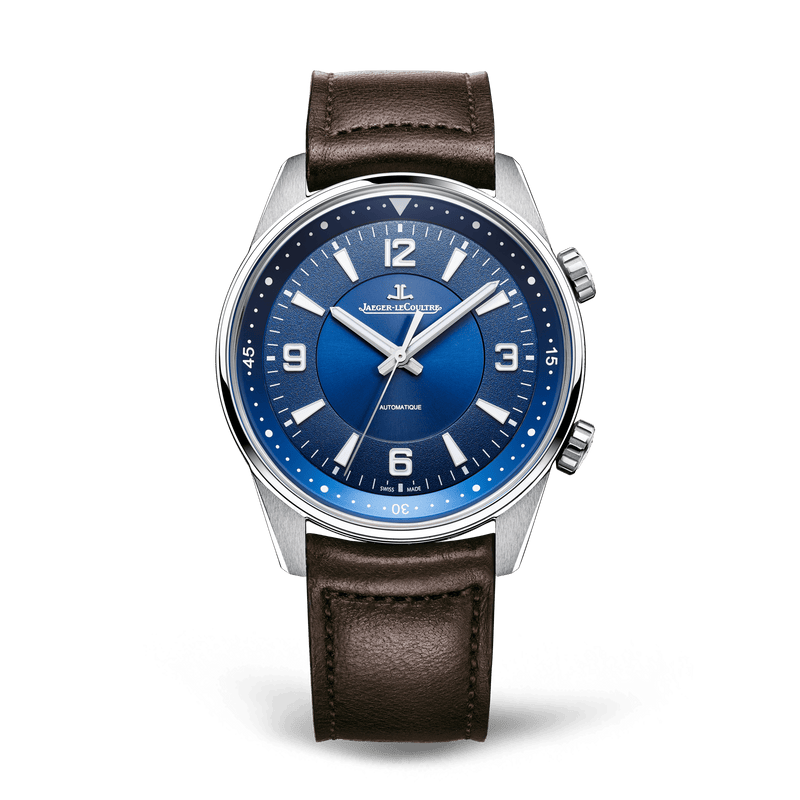 Jaeger-LeCoultre Polaris Automático 41 mm Esfera azul Acero inoxidable Correa de piel de becerro Q9008480