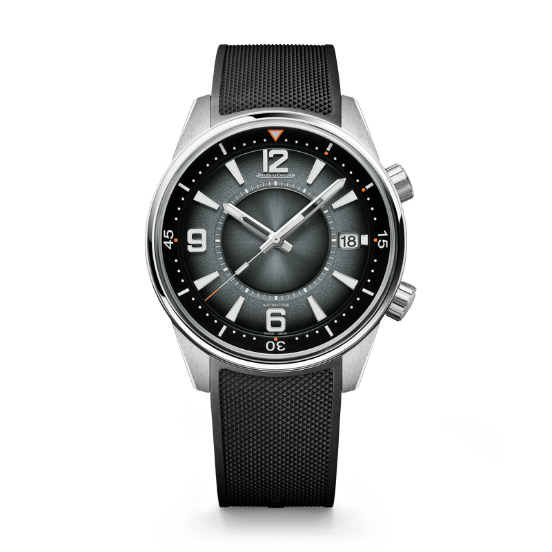 Jaeger-LeCoultre Polaris Date 42 mm Esfera gris Correa de caucho y acero inoxidable Q9068650