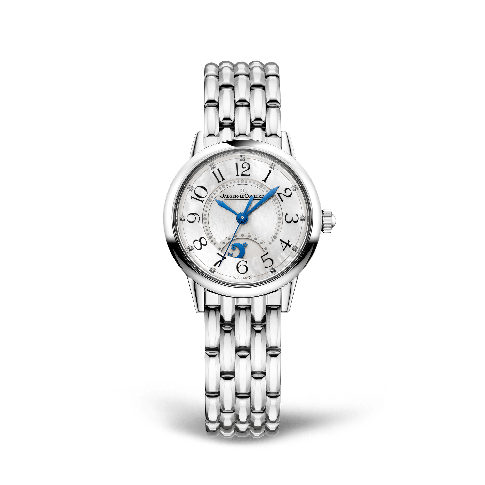 Jaeger-LeCoultre Rendez-Vous Classic Night & Day 29 mm Silvered Grey Dial Stainless Steel Bracelet Q3468110 - WATCHXNYC