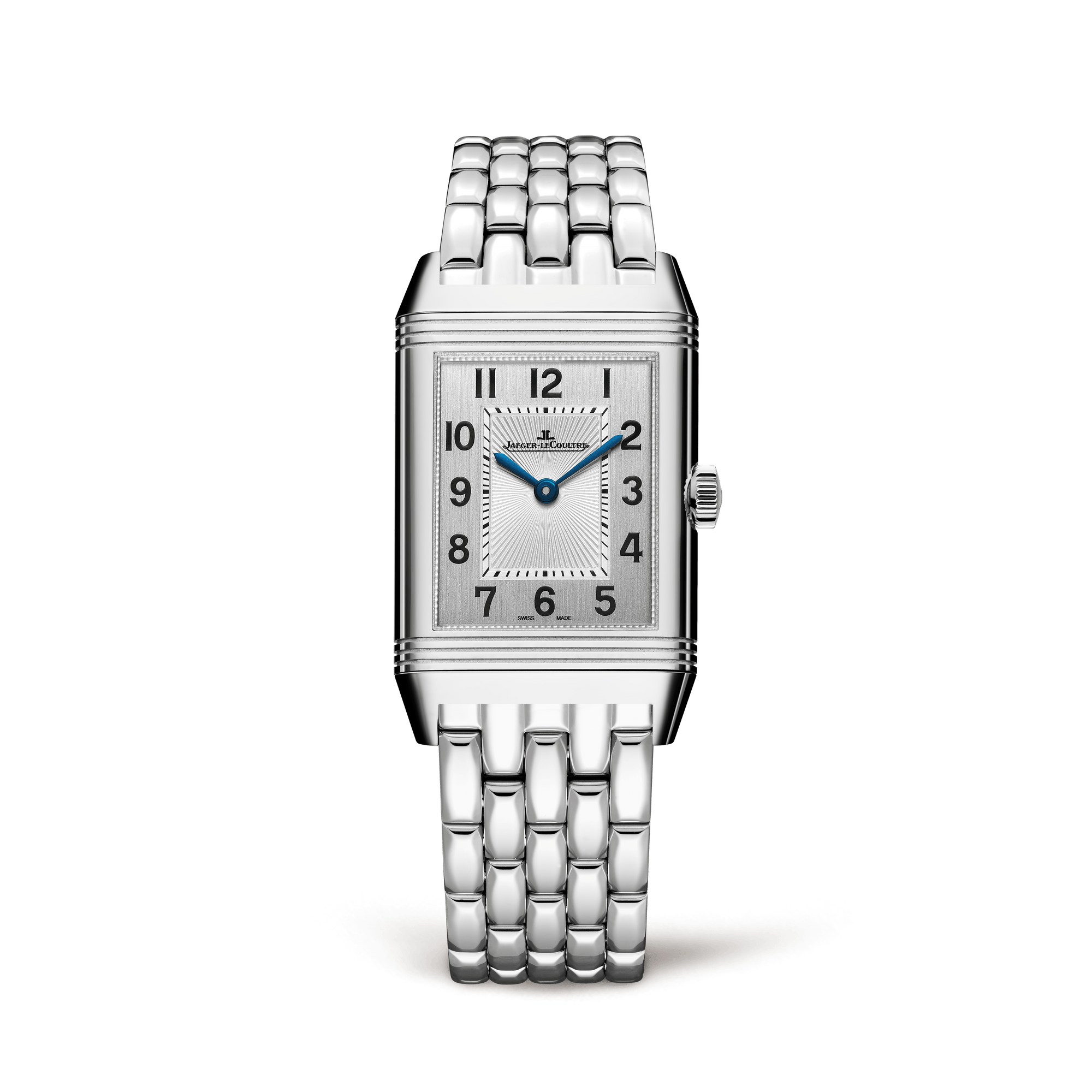 Jaeger-LeCoultre Reverso Classic Duetto 40 x 24 mm Silvered Grey Dial Stainless Steel Bracelet Q2588120 - WATCHXNYC
