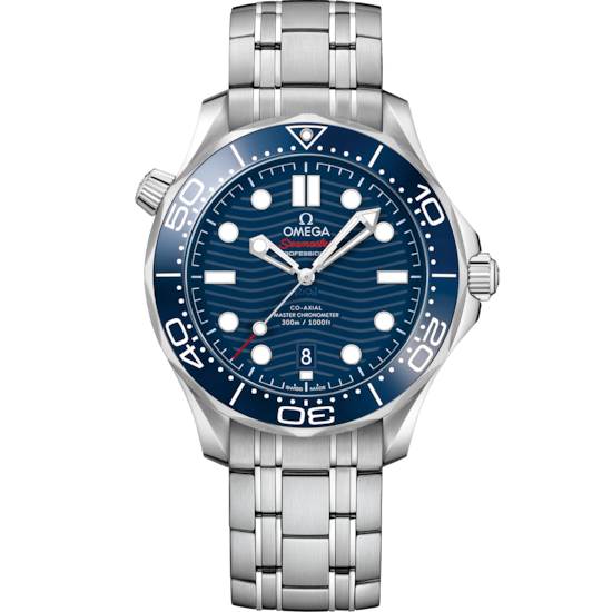 Omega Seamaster Diver 300M 42 mm Blue Dial Stainless Steel Bracelet 210.30.42.20.03.001 - WATCHXNYC