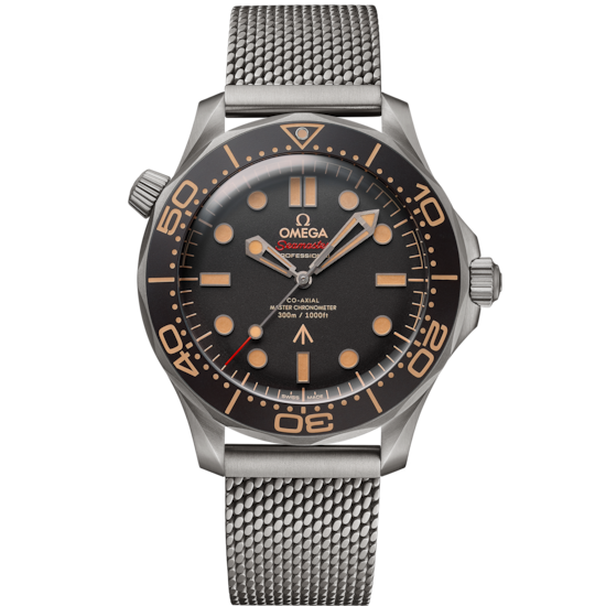 Omega Seamaster Diver 300M 42 mm Brown Dial Titanium Bracelet 210.90.42.20.01.001 - WATCHXNYC