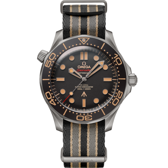 Omega Seamaster Diver 300M 42 mm Brown Dial Titanium Strap 210.92.42.20.01.001 - WATCHXNYC