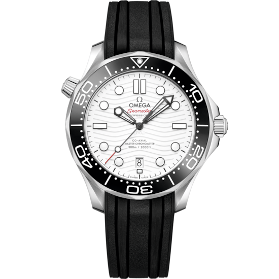 Omega Seamaster Diver 300M 42 mm White Dial Stainless Steel Strap 210.32.42.20.04.001 - WATCHXNYC