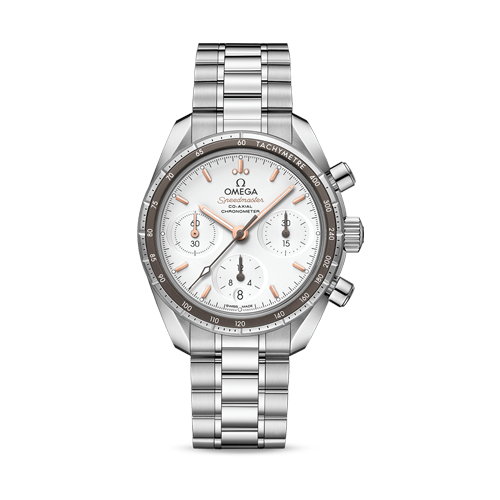 Omega Speedmaster 38  Silver Dial 38 mm  Stainless Steel  Bracelet 324.30.38.50.02.001 - WATCHXNYC