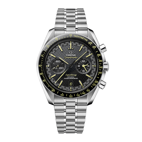 Omega Speedmaster Super Racing  Black Dial 44.25 mm  Stainless Steel Bracelet 329.30.44.51.01.003 - WATCHXNYC