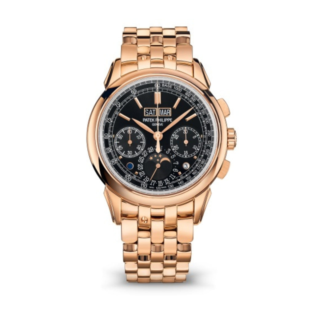 Patek Philippe Grand Complications 41 mm Black Dial 18k Rose Gold Bracelet 5270/1R-001 - WATCHXNYC