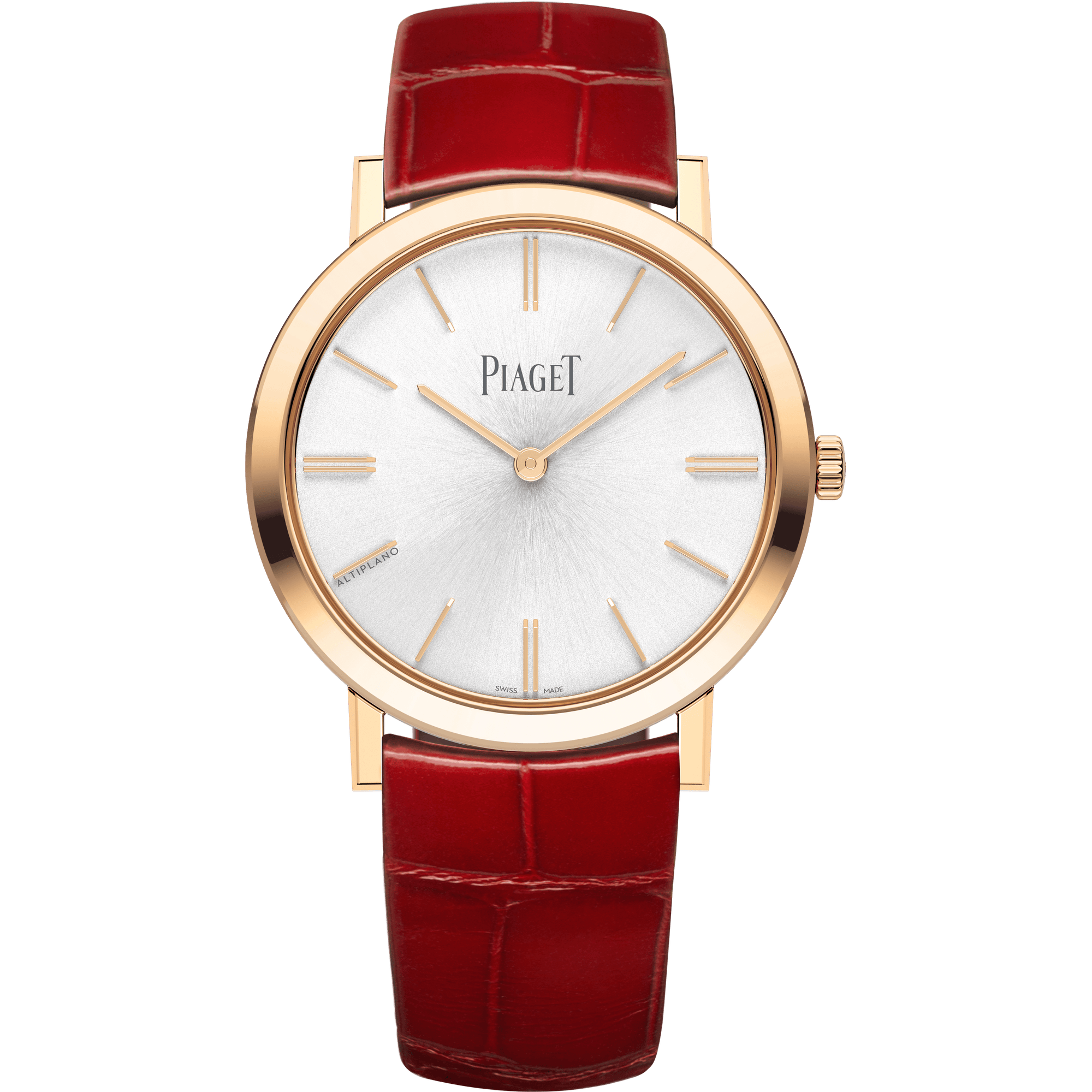 Piaget Altiplano Origin watch 35 mm Grey Dial 18k Rose Gold   Strap G0A45405 - WATCHXNYC
