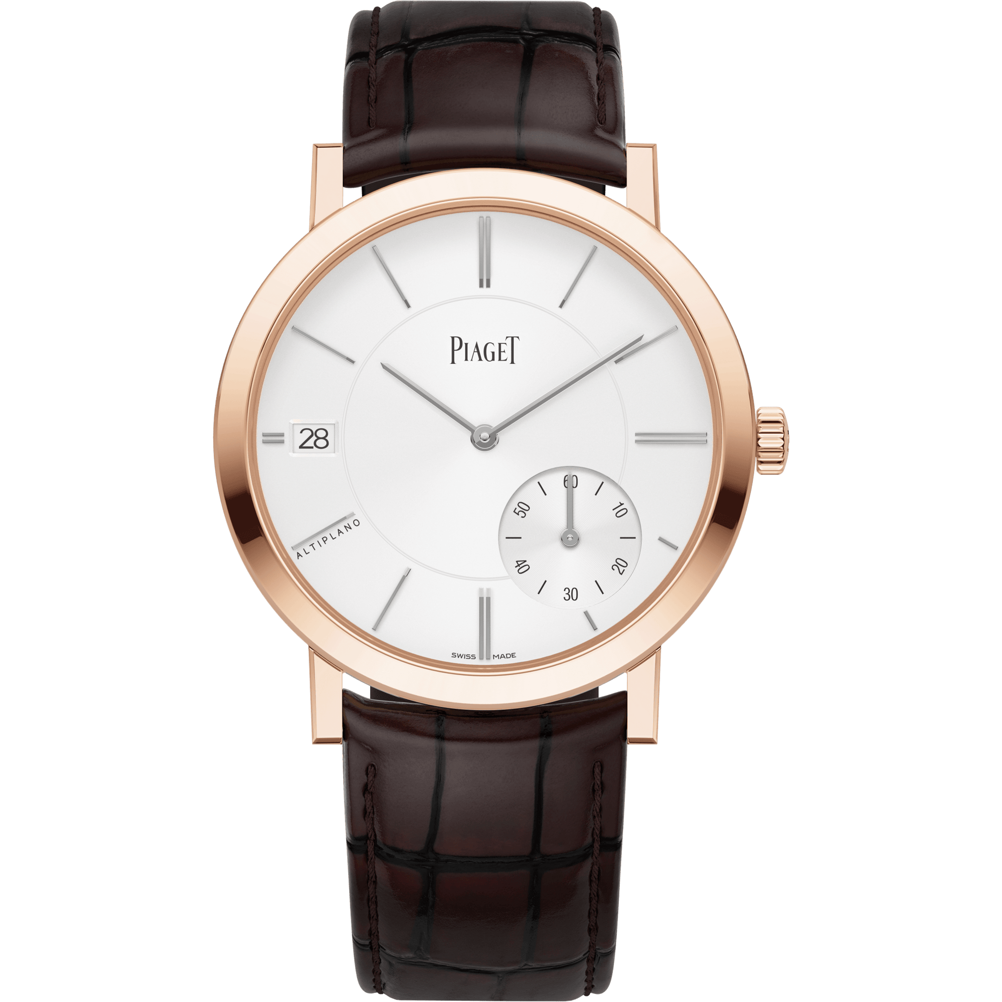 Piaget Altiplano Origin watch 40 mm Grey Dial 18k Rose Gold   Strap G0A45400 - WATCHXNYC