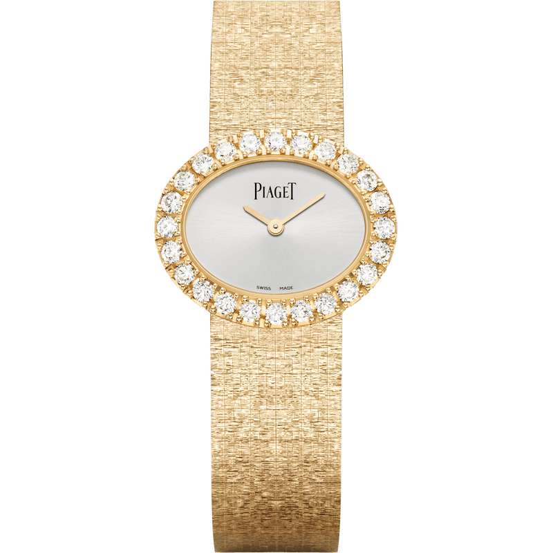 Reloj Piaget Extremely Lady 27 x 22 mm Esfera plateada con diamantes Pulsera de oro rosa de 18 k G0A40212