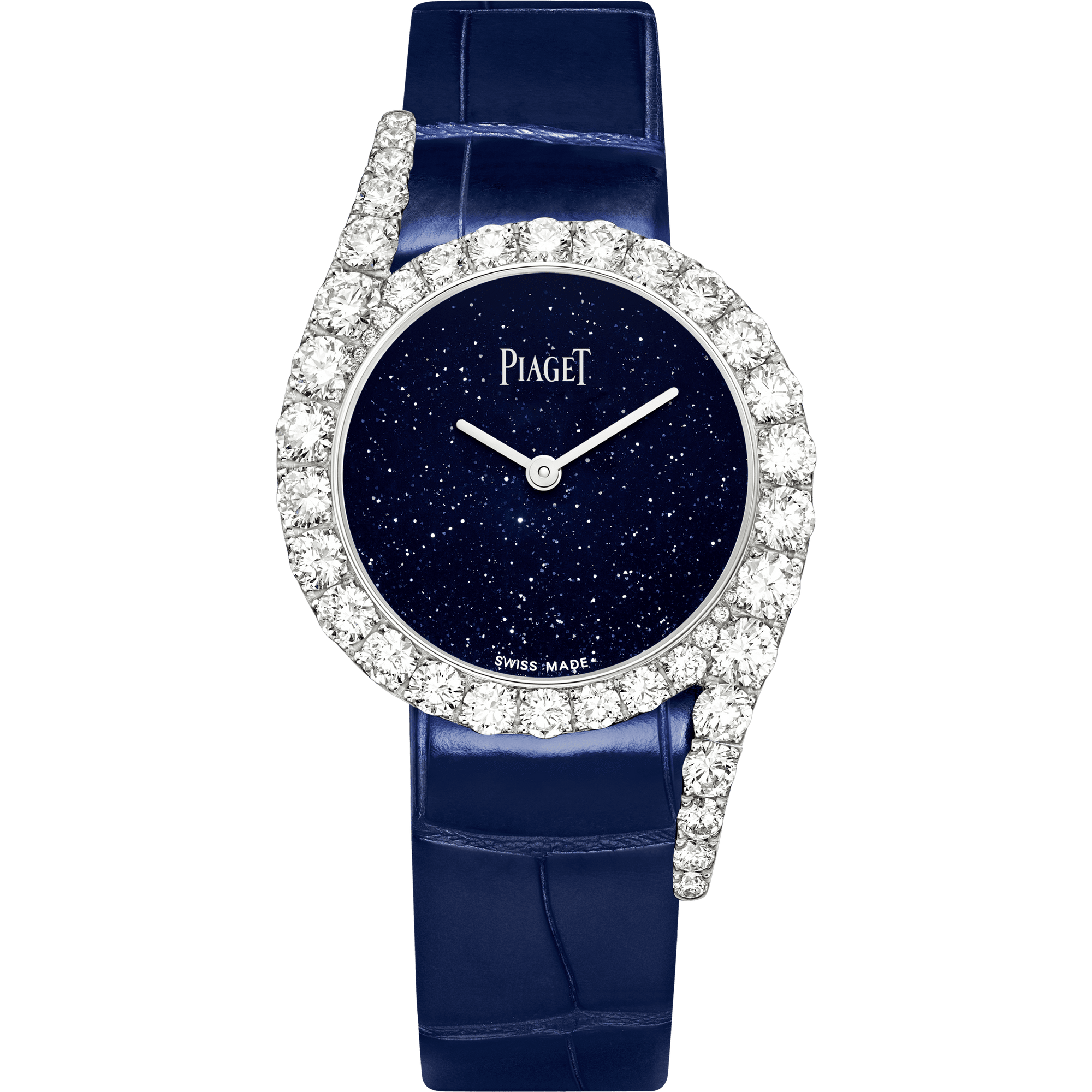 Piaget Limelight Gala Precious watch 32 mm Blue Dial with Diamonds 18K White Gold   Strap G0A45180 - WATCHXNYC
