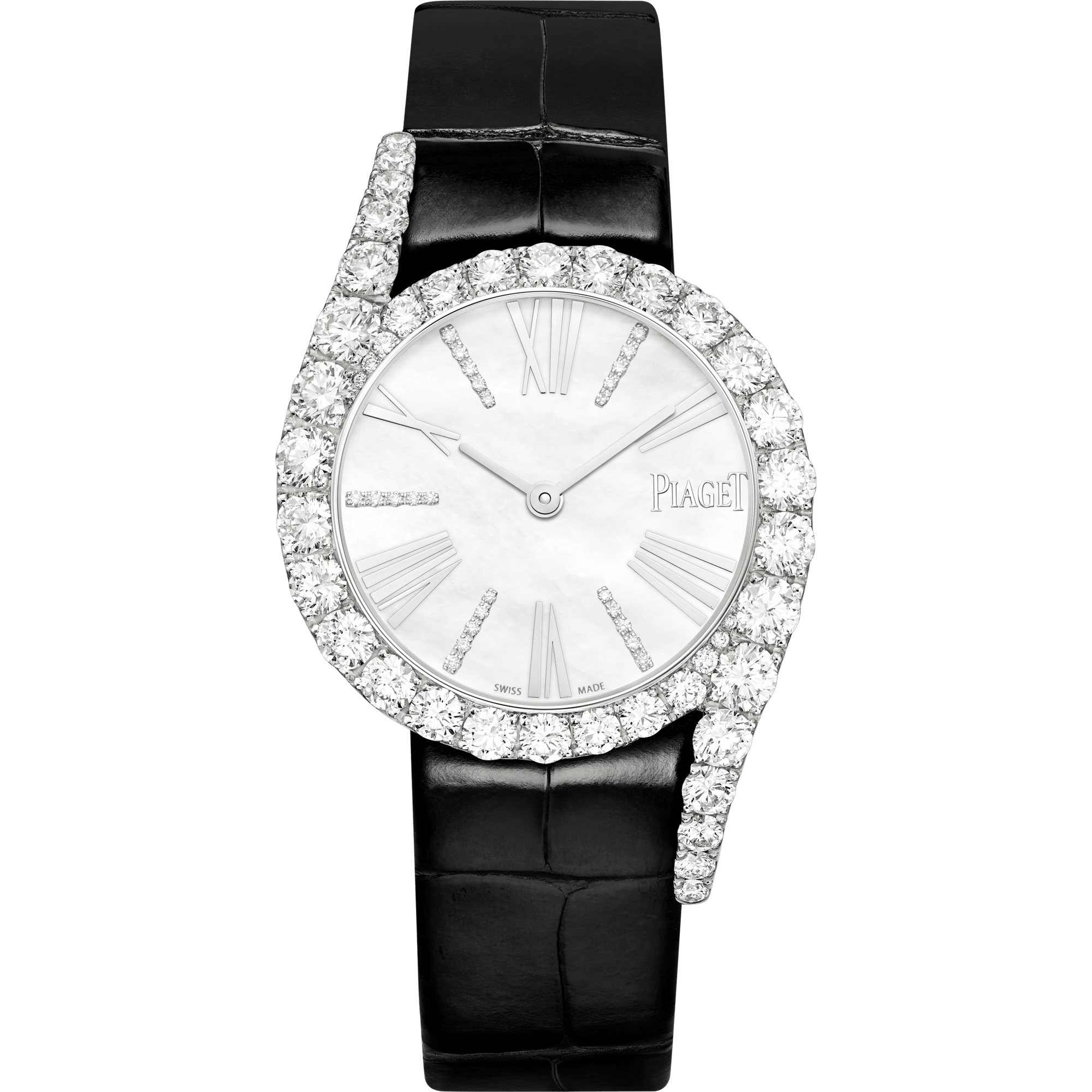 Piaget Limelight Gala Precious watch 32 mm White Mother-Of-Pearl Dial with Diamonds 18K White Gold   Strap G0A46180 - WATCHXNYC