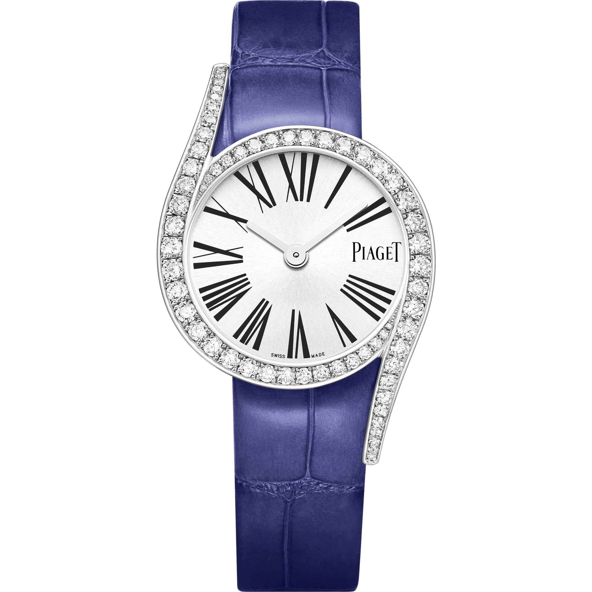 Piaget Limelight Gala watch 26 mm Silver Dial with Diamonds 18K White Gold   Strap G0A43150 - WATCHXNYC