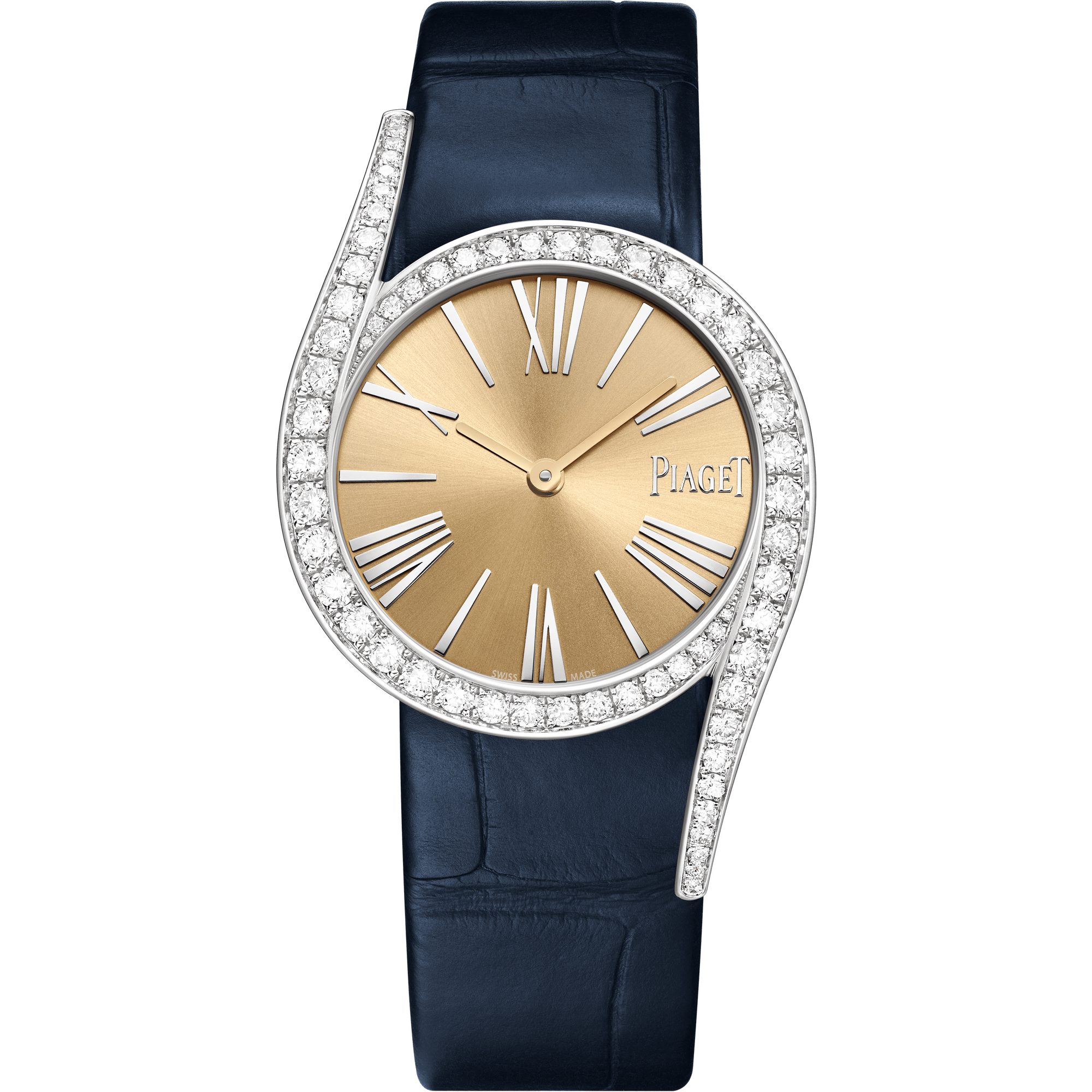 Piaget Limelight Gala watch 32 mm Beige Dial with Diamonds 18K White Gold   Strap G0A49360 - WATCHXNYC