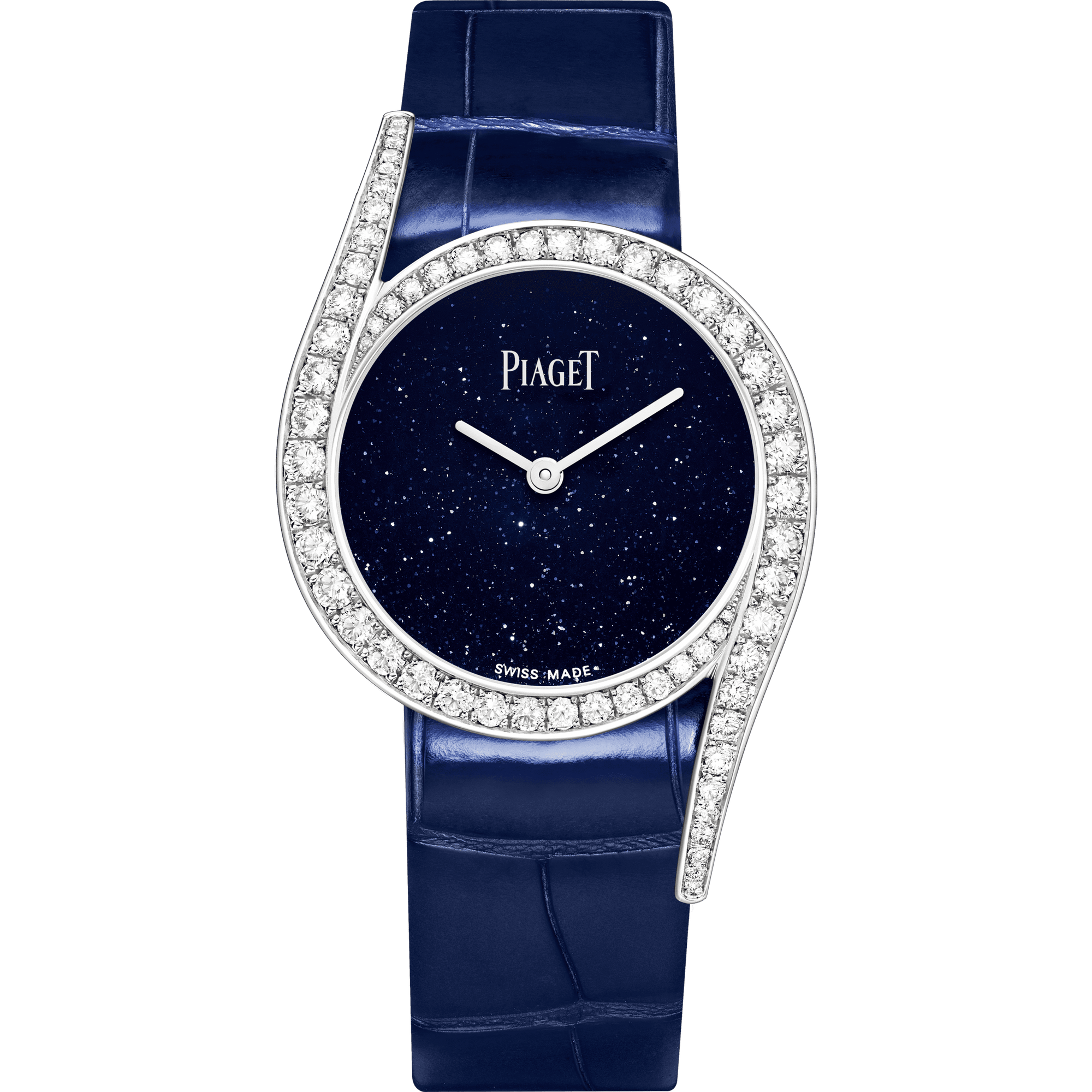 Piaget Limelight Gala watch 32 mm Blue Dial with Diamonds 18K White Gold   Strap G0A45162 - WATCHXNYC