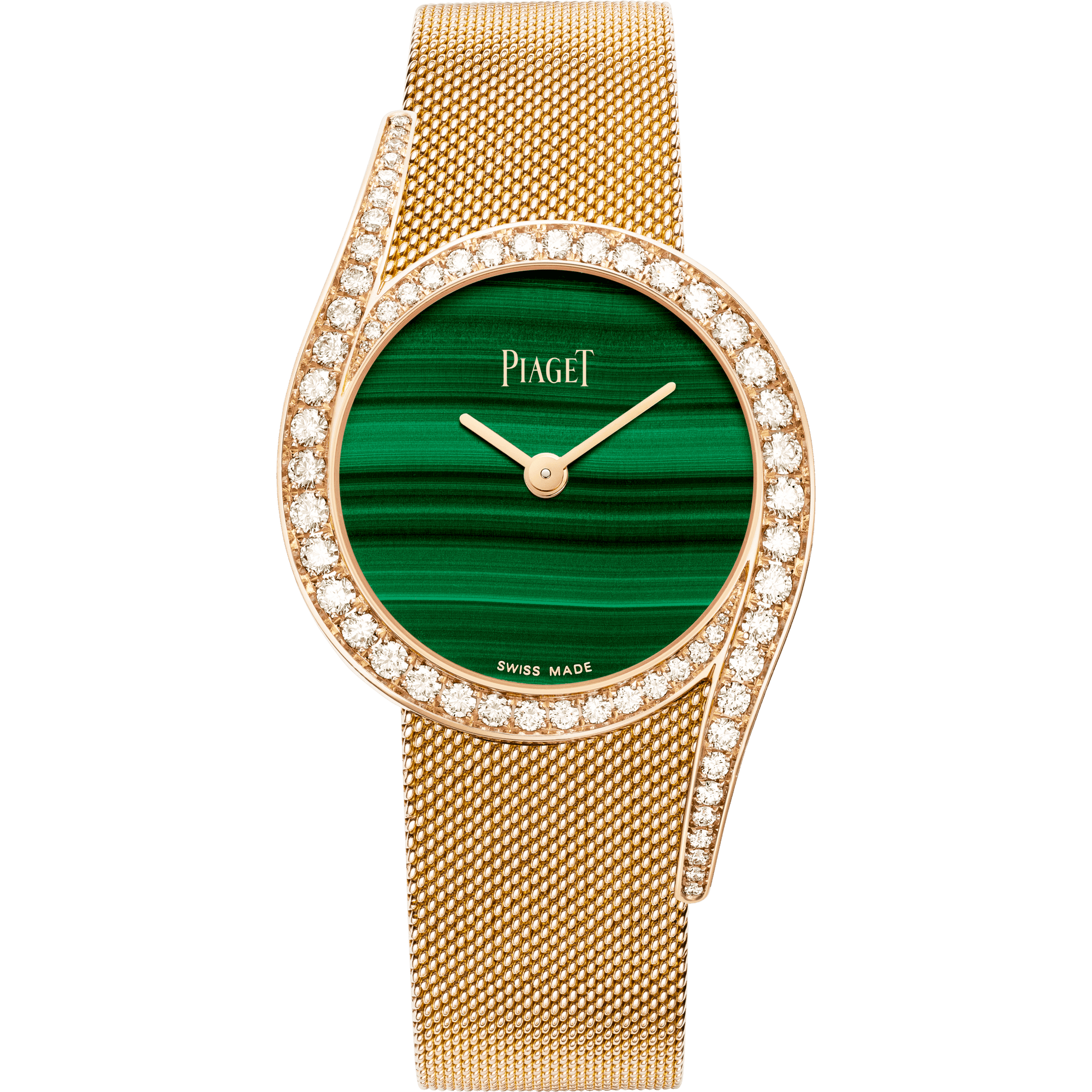 Piaget Limelight Gala watch 32 mm Green Dial with Diamonds 18k Rose Gold Bracelet G0A48214 - WATCHXNYC