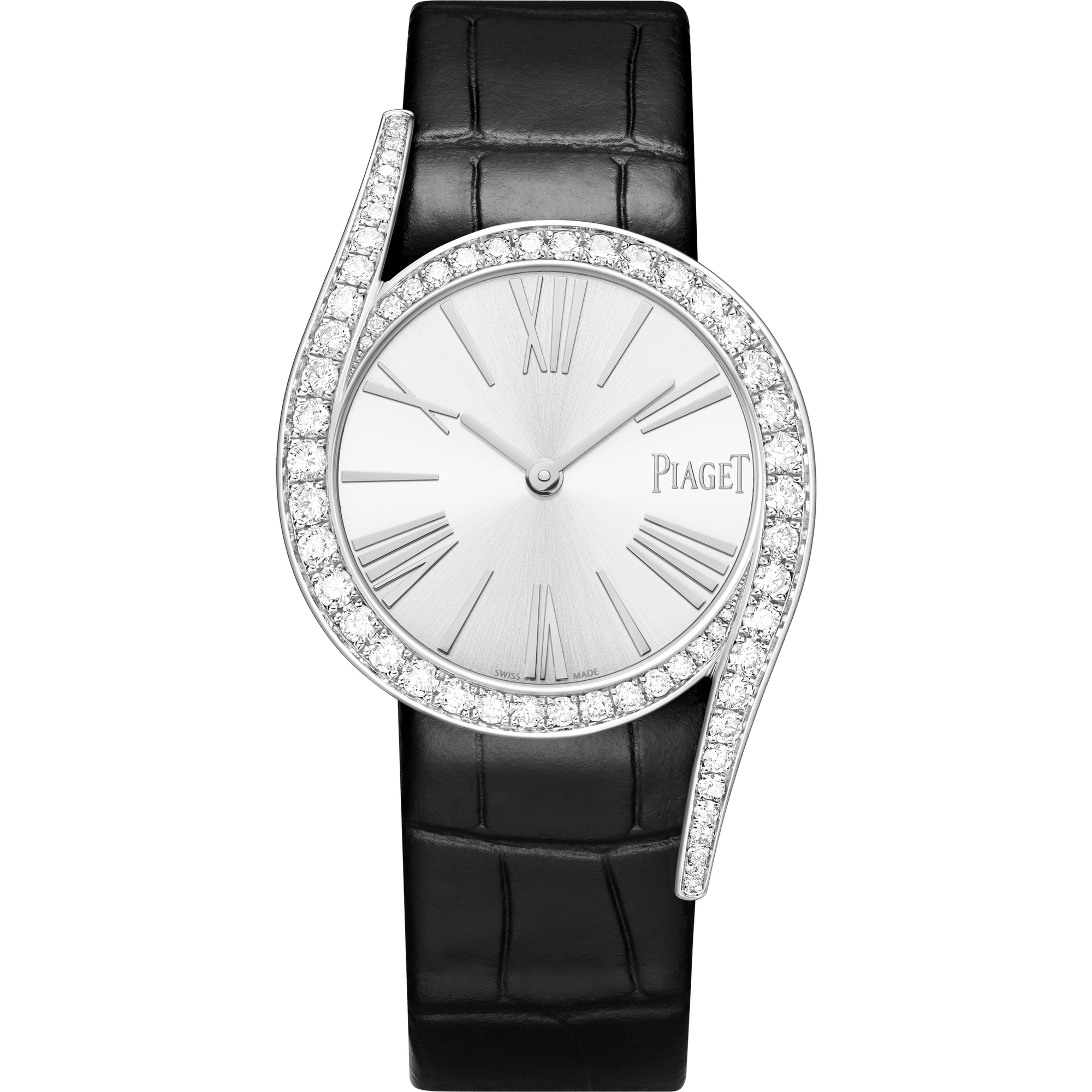 Piaget Limelight Gala watch 32 mm Silver Dial with Diamonds 18K White Gold   Strap G0A48360 - WATCHXNYC
