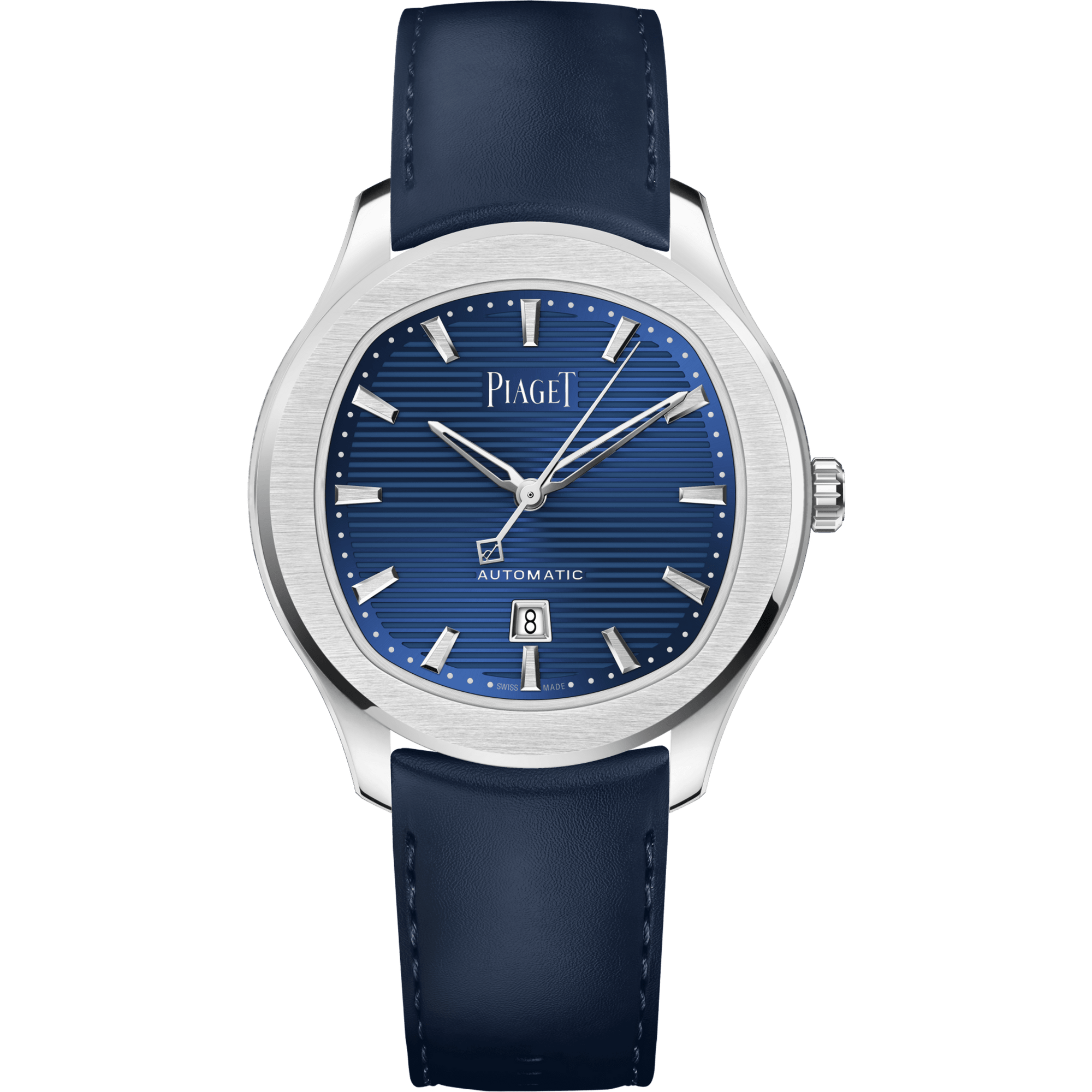 Piaget Piaget Polo Date watch 36 mm Blue Dial Stainless Steel   Strap G0A47017 - WATCHXNYC