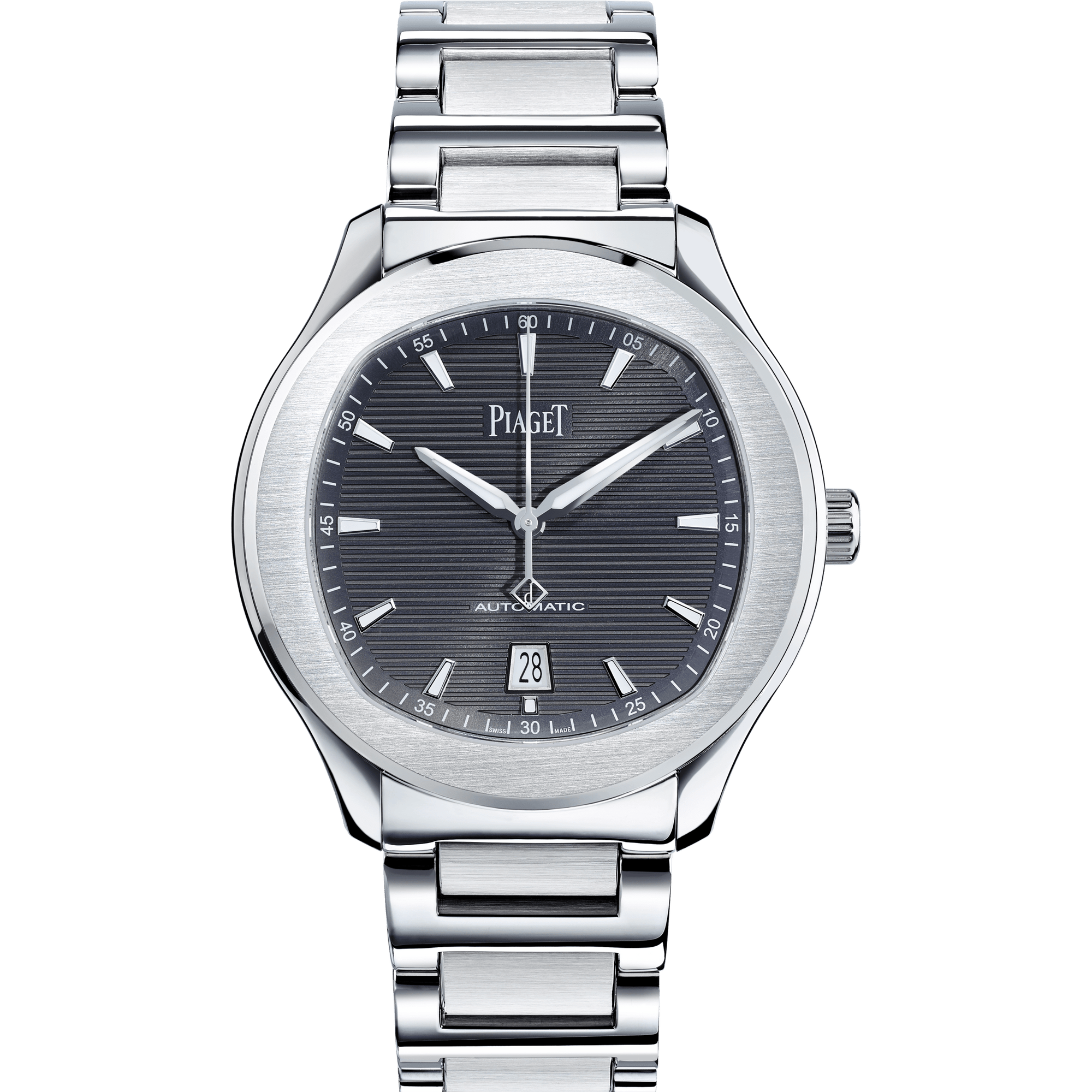 Piaget Piaget Polo Date watch 42 mm Dark Grey Dial Stainless Steel Bracelet G0A41003 - WATCHXNYC