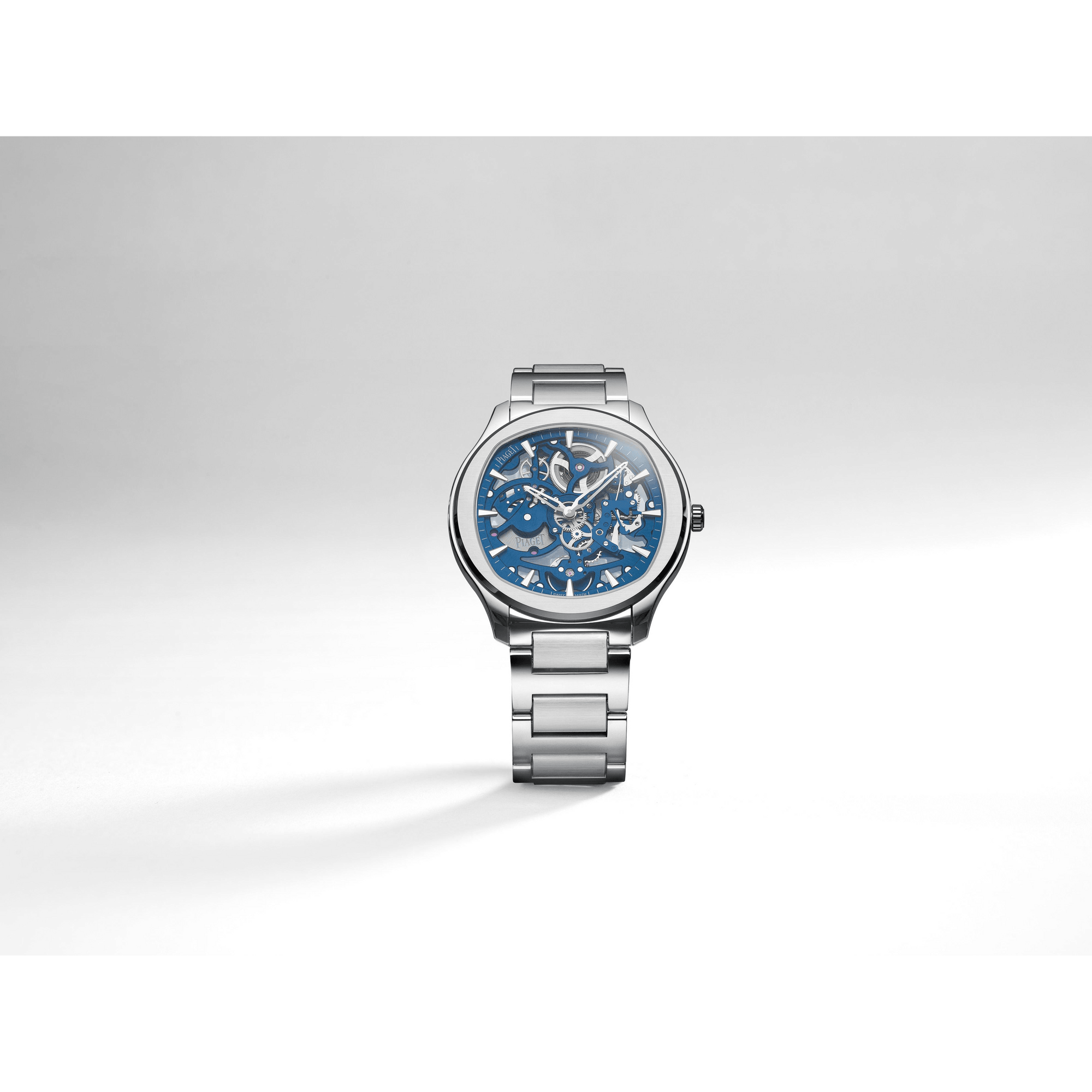 Piaget Piaget Polo Skeleton watch 42 mm Blue Dial Stainless Steel Bracelet G0A45004 - WATCHXNYC