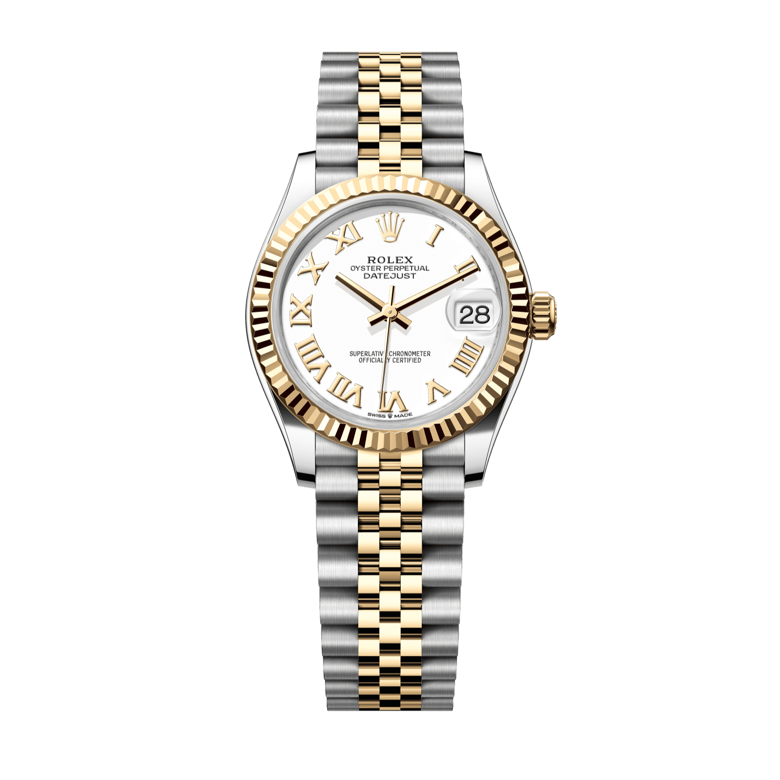 Rolex Datejust 31 31 mm White Dial Oystersteel and 18k Yellow Gold Jubilee Bracelet 278273-0002 - WATCHXNYC
