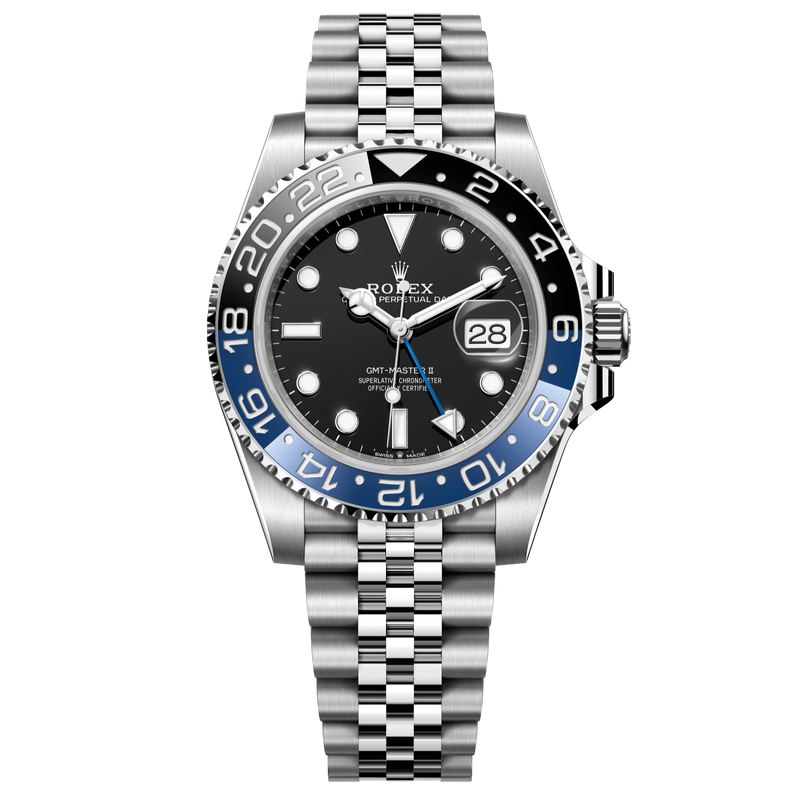 Rolex GMT-Master II 40 mm Esfera negra Brazalete Oystersteel Jubilee m126710blnr-0002 